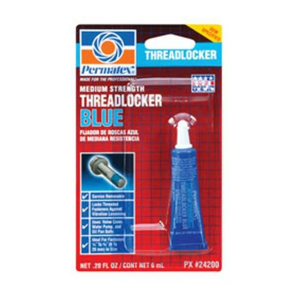 Medium Strength Threadlocker- Blue, Permtx-Lockt, Mfr#: P13-24200