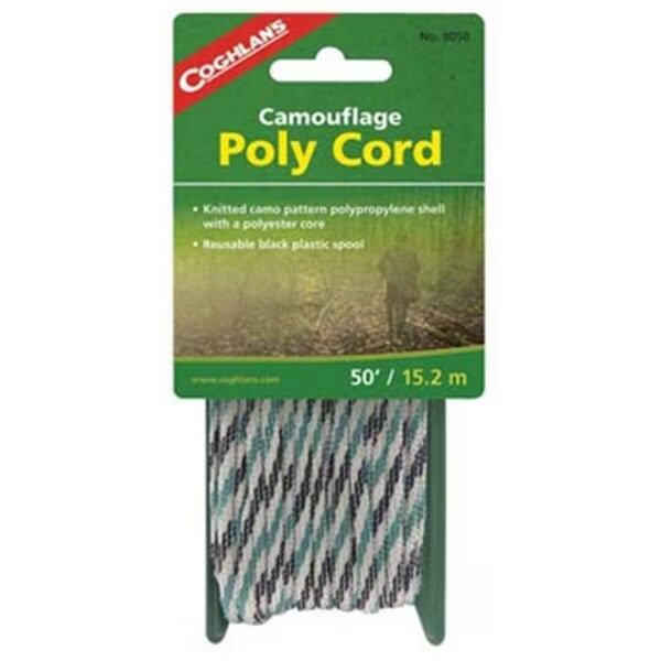 Polypropylene Cord- 50 ft. - Camouflage, Coghlans, Mfr#: 159530