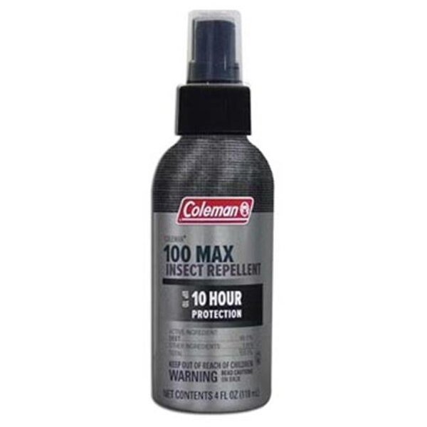 Insect Repellent 100 Percent Deet; 4 Oz. Pump, Coleman, Mfr#: 372782