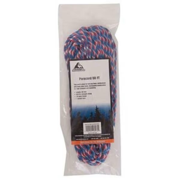 Paracord- Red-White-Blue- 50 ft., Liberty Mountain, Mfr#: 447369