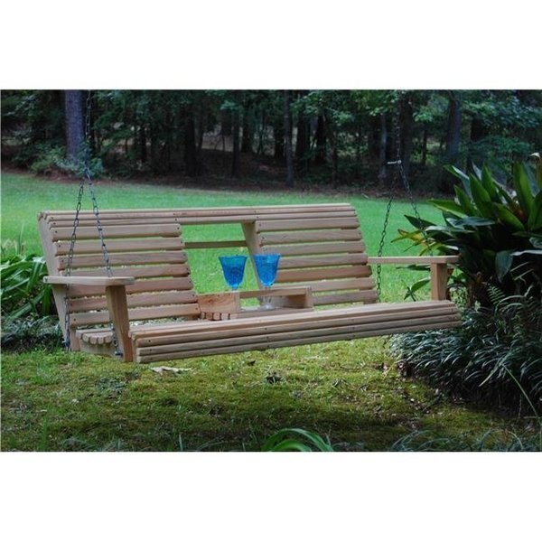 Louisiana Cypress Swings CSF5  Flip Console Swing- 5 Feet, Louisiana Cypress Swings And Things, Mfr#: CSF5