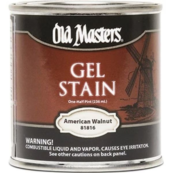 Old Masters 81816 0.5 Pint. American Walnut Gel Stain Classics, Old Masters, Mfr#: 86348818163