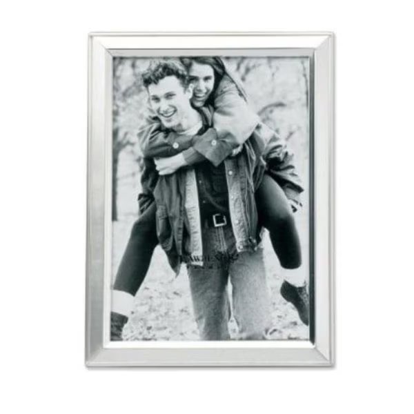 Brushed Silver Plated 5x7 Metal Picture Frame, Blueprints, Mfr#: BL370340