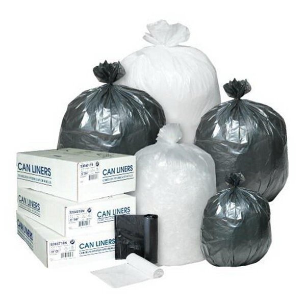 High Density Commercial Can Liners 17x18 6 Mic - Natural, Inteplast Group, Mfr#: IBS EC171806N