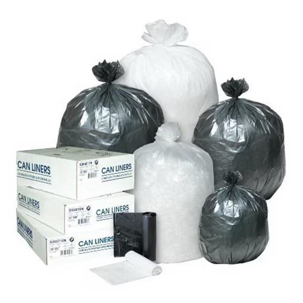 High Density Commercial Can Liners 24x24 8 Mic, Inteplast Group, Mfr#: IBS S242408N