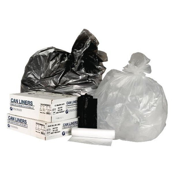 High Density Commercial Can Liners 36x40 16 Mic - Natural, Inteplast Group, Mfr#: IBS VALH3340N16