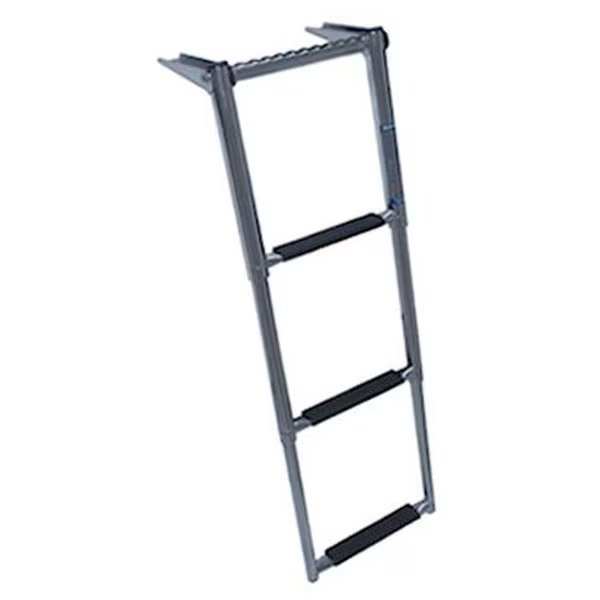 Windline TDL-3XP 3 Step Over Platform Telescoping Boat Ladder with Hand Grip, Windline, Mfr#: TDL-3XP