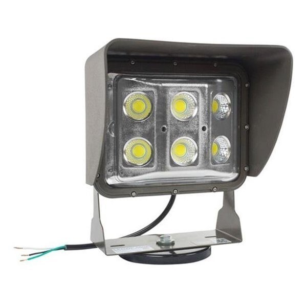 Larson Electronics LEDWP-600E-M Magnetic Mount 60 watt Low Profile LED Wall Pack Light with Glare Shield; Wide Flood Beam, Larson Electronics, Mfr#: LEDWP-600E-M