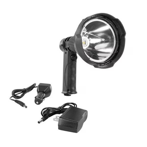 Larson Electronics RL-85-LED-CPR 25 watt Pistol Style LED Light Hunting Spotlight; 2000 Lumens; Rechargeable Lithium Ion Battery, Larson Electronics, Mfr#: RL-85-LED-CPR