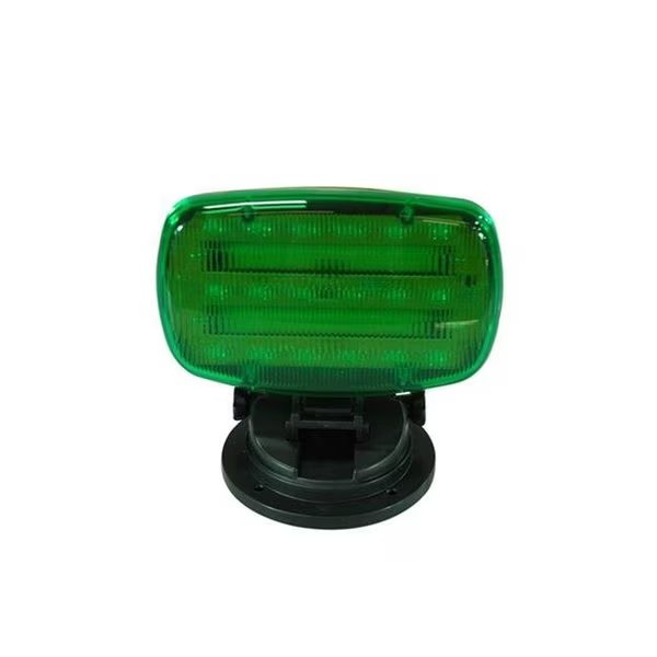 Larson Electronics SL-ALM-G Flashing LED Strobe Light with Adjustable Locking Magnetic Base; Green Lens, Larson Electronics, Mfr#: SL-ALM-G