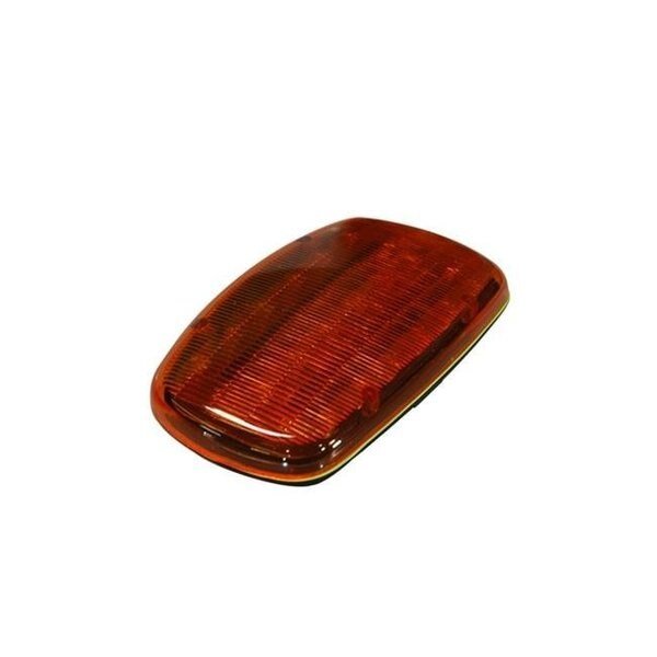 Larson Electronics SL-M-A 18 LED Battery Powered Strobe Light; Dual Magnetic Base; Continuous or Strobe Output - Amber, Larson Electronics, Mfr#: SL-M-A