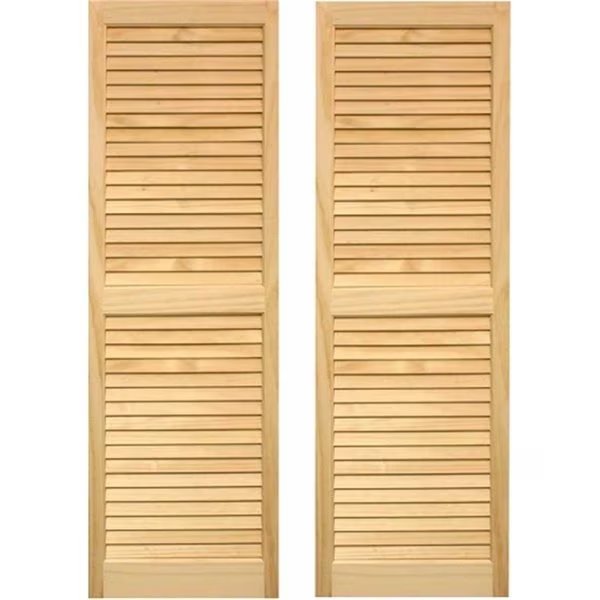 Exterior Louvered Shutters 15 x 55 in., Designs-Done-Right, Mfr#: DE2609812