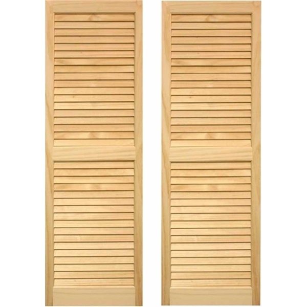 Exterior Louvered Shutters 15 x 59 in., Designs-Done-Right, Mfr#: DE2609813
