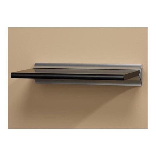 Amore Designs CL816BK Wood Shelving Classique Black Shelf; 8 x 16 in., Amore Designs, Mfr#: CL816BK