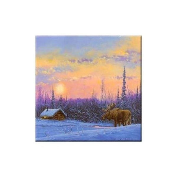McGowan TT70026 Tuftop Van Zyle Moose and Cabin Trivet, Mcgowan Mfg Co, Mfr#: TT70026