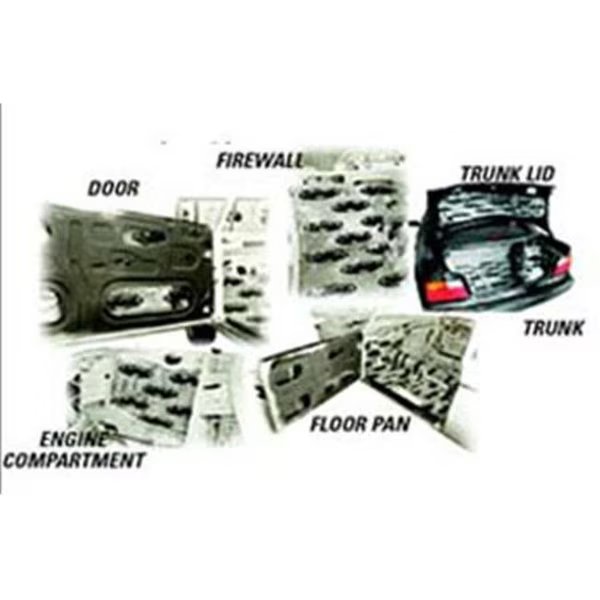 RBL Products 138 1 0 in. x 1 0 in.25.4cm x 25.4cm Xtreme DYNAMAT Sheets, Rbl Products, Mfr#: RBL-138