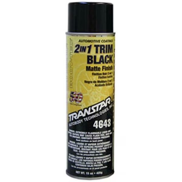 4643 2 to 1 in. Matte Trim Black, Transtar, Mfr#: TRE-4643