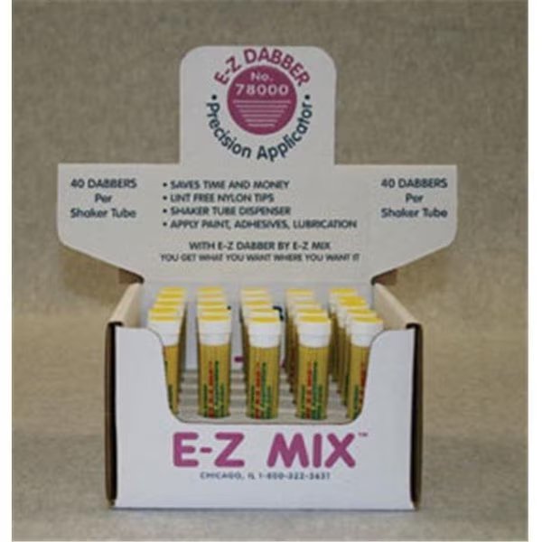 E-Z Mix EMX-78000-E E-Z Bottle With 40 Dabbers, E-Z Mix, Mfr#: EMX-78000-E