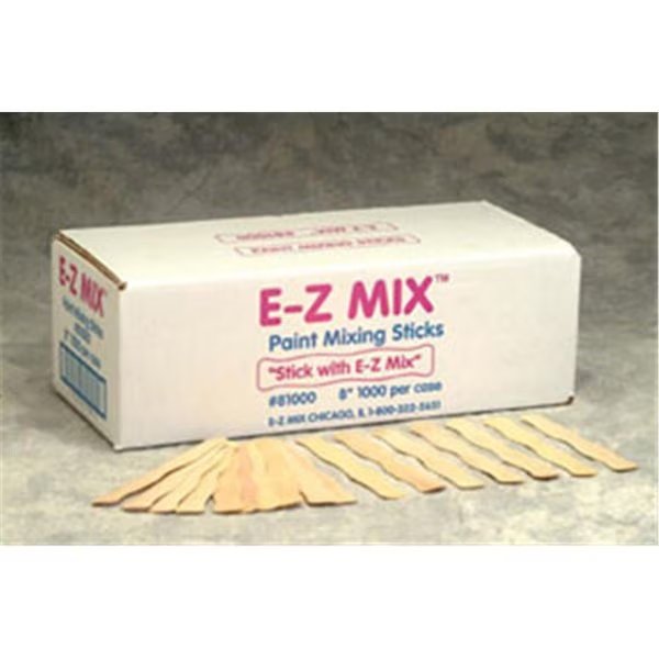 E-Z Mix EMX-81000 8 In. Wood Paint Sticks, E-Z Mix, Mfr#: EMX-81000