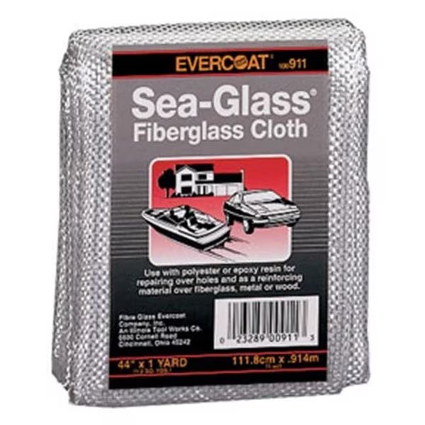 Fibre Glass-Evercoat FIB-911 Fiberglass Cloth; 44 In. X 1 Yd., Evercoat, Mfr#: FIB-911
