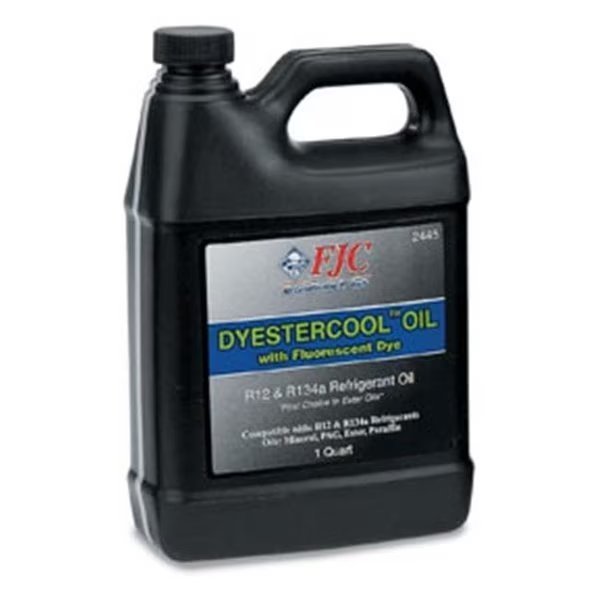 FJC 2445 Dyestercool AC Refrigerant Oil; Dye - 1-Quart, Fjc, Mfr#: FJC-2445