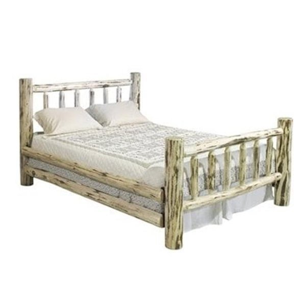 Montana Woodworks MWFBV Full Log Bed - Clear Lacquer, Montana Woodworks, Mfr#: MWFBV