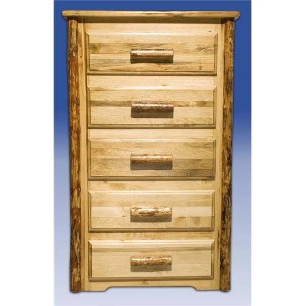 Montana Woodworks MWGC5D Glacier Country Chest with 5 Drawers, Montana Woodworks, Mfr#: MWGC5D