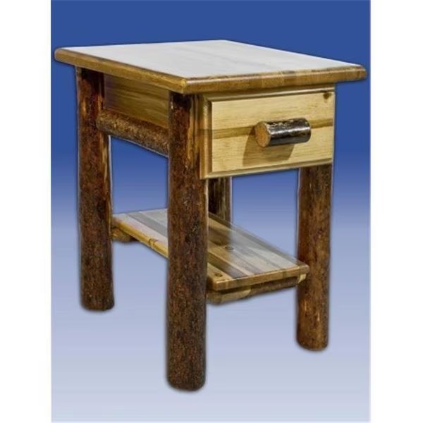 Montana Woodworks MWGCND Glacier Country Nightstand with Drawer and Shelf, Montana Woodworks, Mfr#: MWGCND