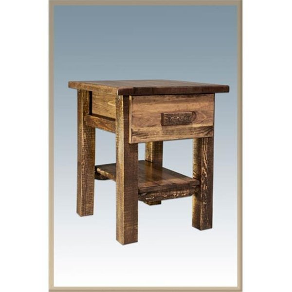 Montana Woodworks MWHCNDSL Homestead Nightstand with Drawer - Stained and Lacquered, Montana Woodworks, Mfr#: MWHCNDSL
