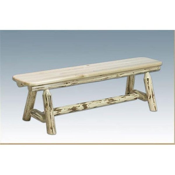 Montana Woodworks MWPSB6 Six Foot Long Plank Style Bench, Montana Woodworks, Mfr#: MWPSB6