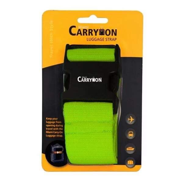 Regular Luggage Strap In A Blister - Green, Naftali, Mfr#: TLB305GR