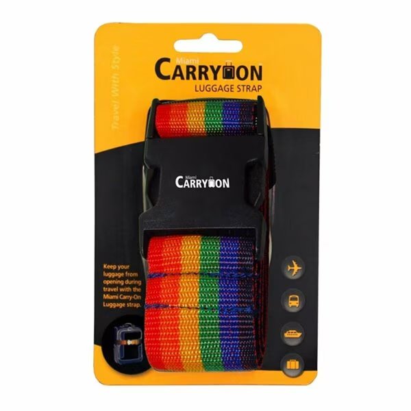 Regular Luggage Strap In A Blister - Rainbow, Naftali, Mfr#: TLB305RW