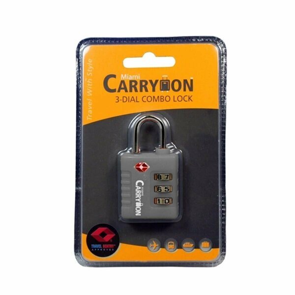 Tsar 3 Combination Lock - Grey, Naftali, Mfr#: TLL05GY