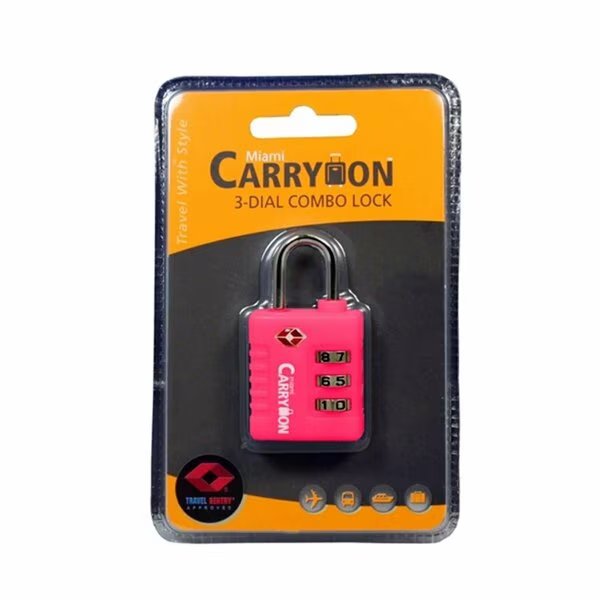 Tsar 3 Combination Lock - Pink, Naftali, Mfr#: TLL05PK