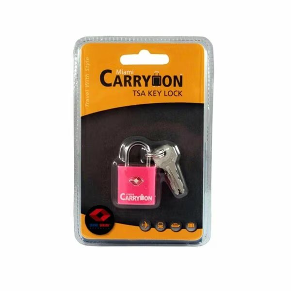 Tsar 1 Lock 2 Keys Blister - Pink, Naftali, Mfr#: TLL03PK