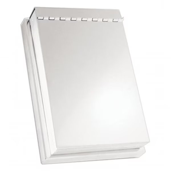 Natico Originals 30-418 Note Pad With Cover  Silver, Natico Originals, Mfr#: 30-418