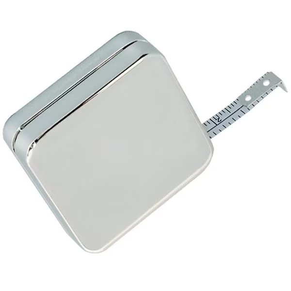 Natico Originals 60-890STM Tape Measure  Square  Silver, Natico Originals, Mfr#: 60-890STM