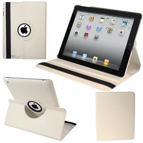 Natico 60-IM360-WH IPAD MINI 360 CASE  FAUX  WHITE, Natico, Mfr#: 60-IM360-WH