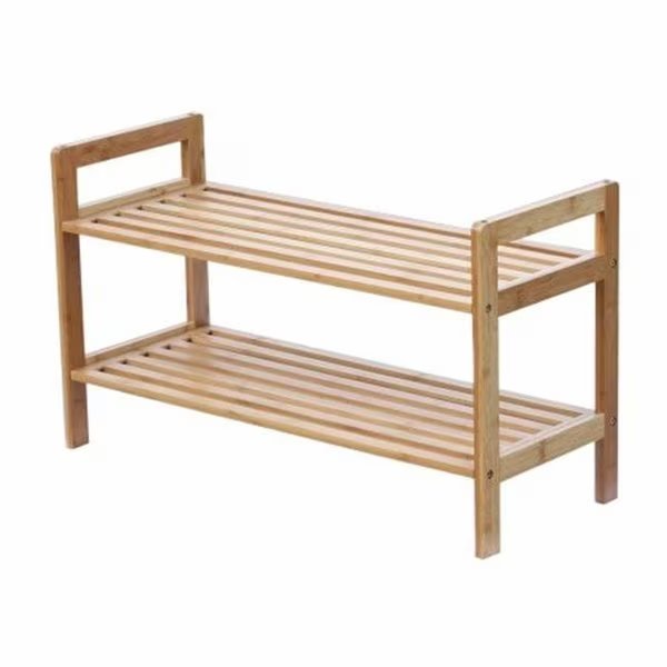 Oceanstar SR1309 Oceanstar 2 Tier Bamboo Shoe Rack, Oceanstar, Mfr#: SR1309