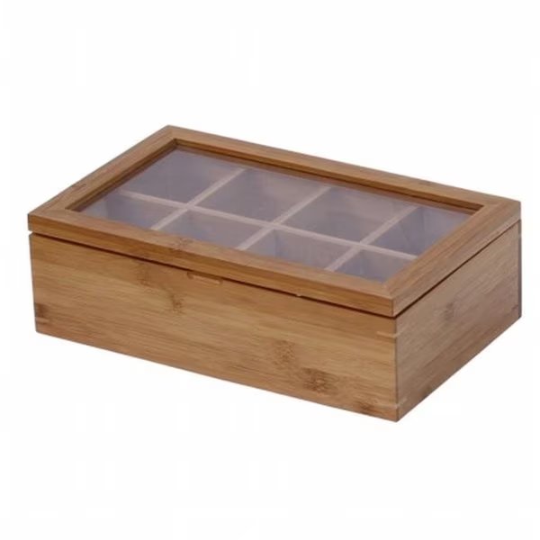 Oceanstar TB1323 Oceanstar Bamboo Tea Box, Oceanstar, Mfr#: TB1323