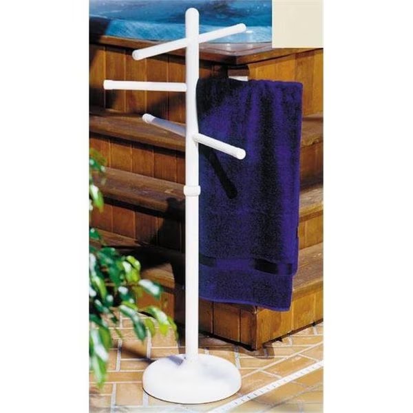 Outdoor Lamp company 401B Portable Outdoor 3 Bar Towel Tree - Bronze, Outdoor Lamp Company, Mfr#: 401B