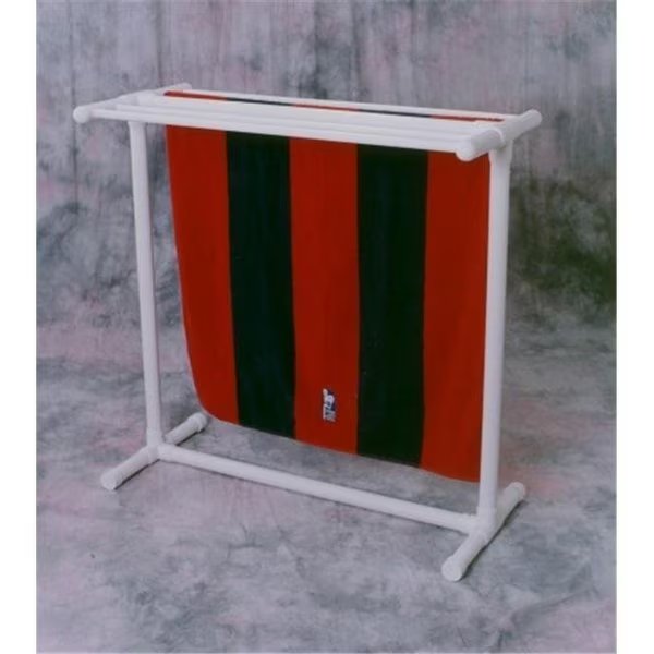 Outdoor Lamp company 405W Portable Outdoor 5 Bar Towel Rack - White, Outdoor Lamp Company, Mfr#: 405W