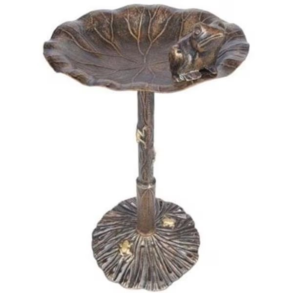 Oakland Living 5012-AB Frog Bird Bath - Antique Bronze, Oakland Living Corporation, Mfr#: 5012-AB