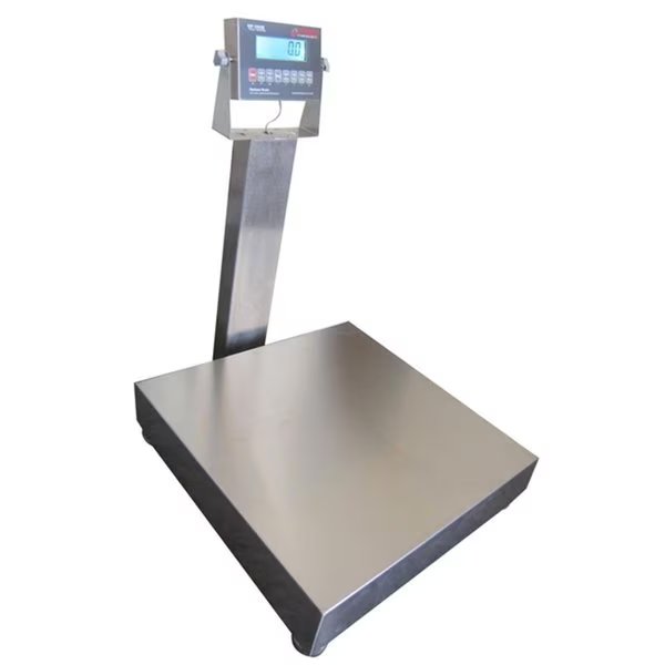 NTEP Stainless Steel Waterproof Bench Scale - 24 x 24 in., 1000 x 0.2 lb., Optima Scales, Mfr#: OP385048