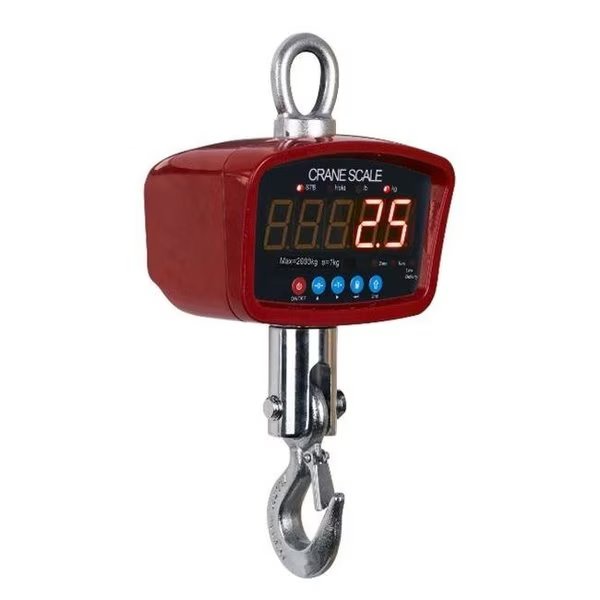 Optima Scales OP-924A-2000 General Purpose Crane Scale - 2000 lbs x 1 lb. LED Display, Optima Scales, Mfr#: OP-924A-2000