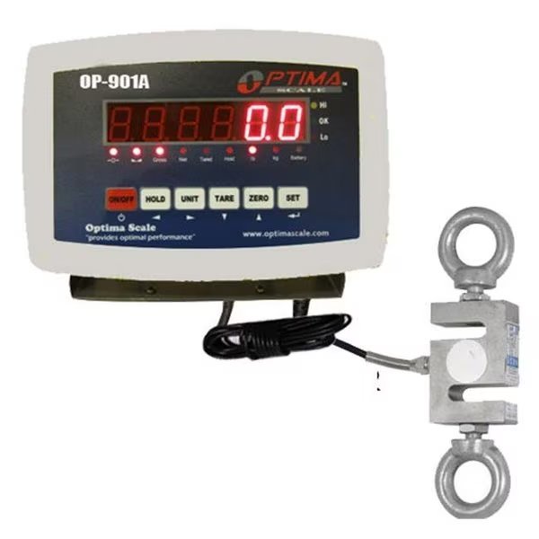 Optima Scales OP-926-3000 Hanging Scale - 3000 lbs x 0.5 lb., Optima Scales, Mfr#: OP-926-3000