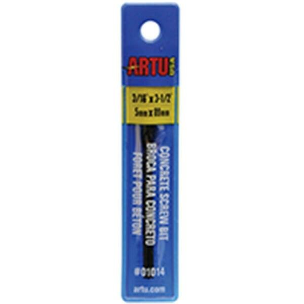 1014 Concrete Screw Bit .19 x 3.50, Artu-Usa, Mfr#: 2256709