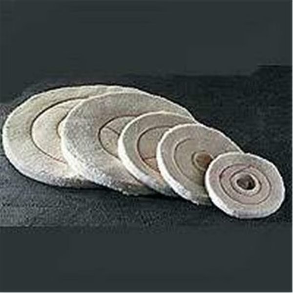 527-60-6 Flannel Buffing Wheel - 6 In., Dico Products, Mfr#: 4527404