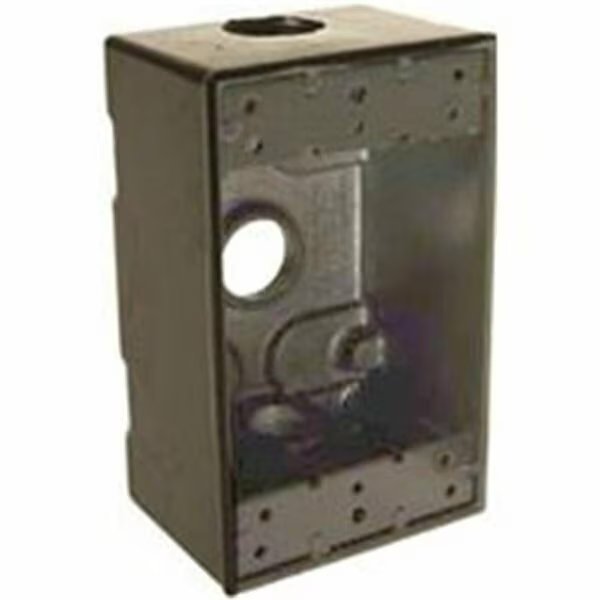 Electrical Box, Outlet Box Type, 1 Gang(s), Rectangular Shape, Bell, Mfr#: 6198311
