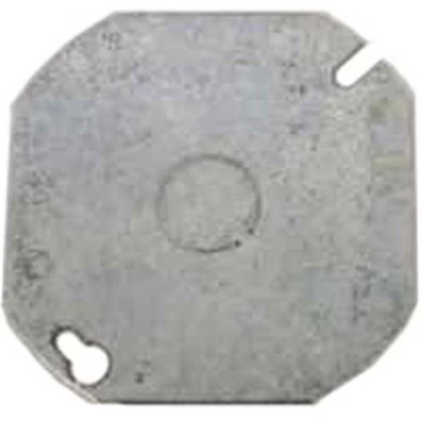 724 4 in. Oct Blank Cover With .5 KO, Boombox, Mfr#: BO428928